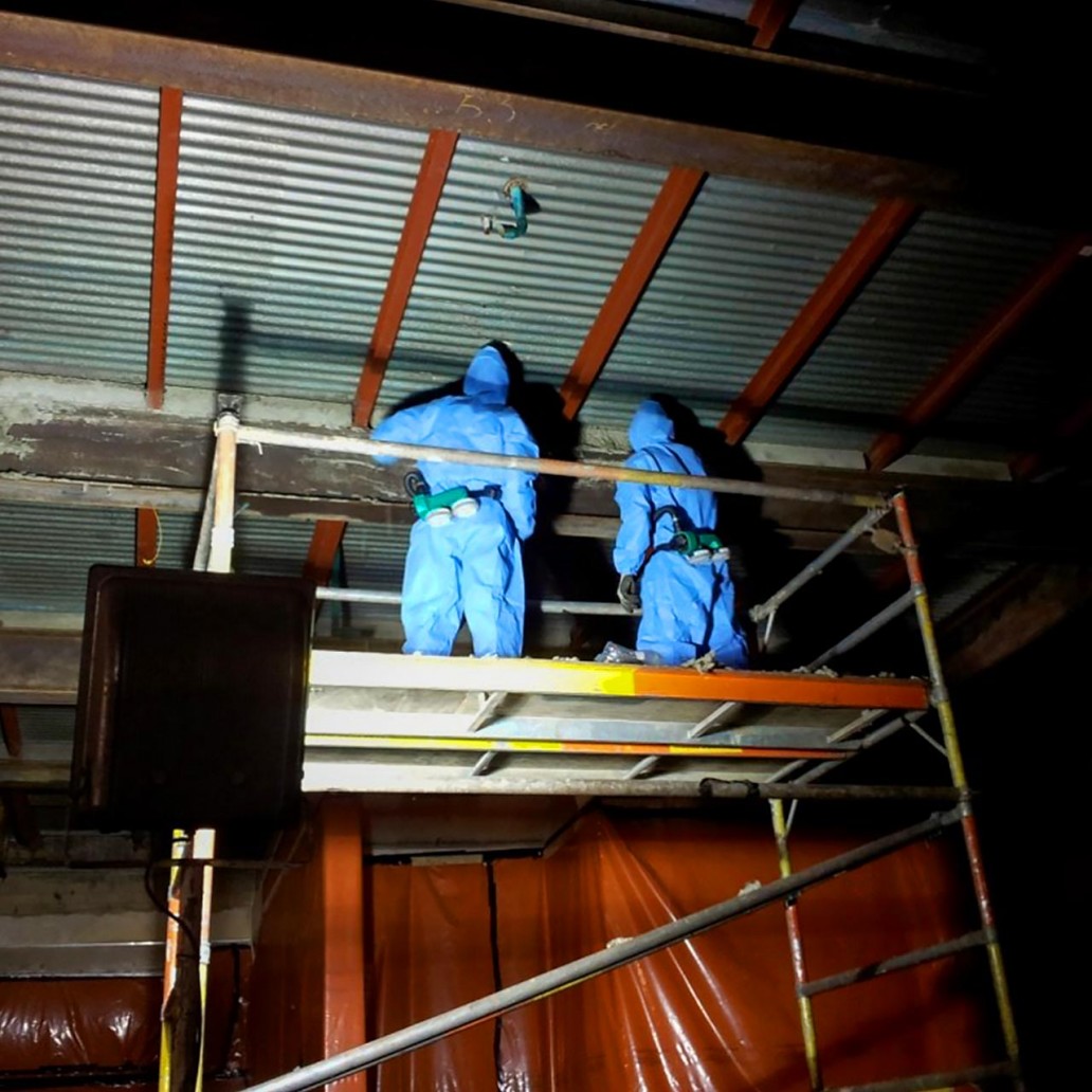 Friable Asbestos Removal - During
